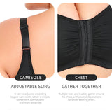 Full figure bra breast shaping