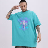 Men T Shirt Angel Retro Couple Short Sleeve T-shirt