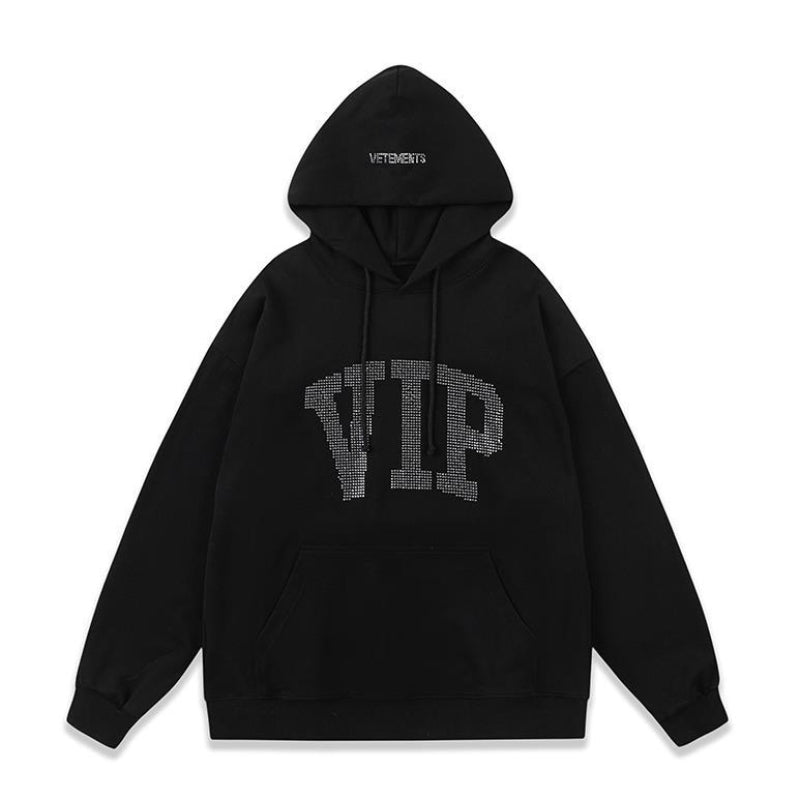 Vetements Hoodie Autumn and Winter VTM Letter Loose Hooded Hoodie