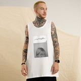 Men Vest Portrait Printing Vest Hip Hop Oversize Sleeveless T-shirt Men and Women