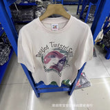 saint m t shirts s.m collaboration graphic crewneck t-shirt