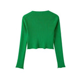 Women Sweater Knitwear Cardigan Women Spring Short Slim Fit Sweater