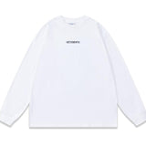 Vetements Hoodie VTM Washing Label Casual Loose Long Sleeve T-shirt