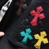 Chh Chrome Hearts Hoodie Autumn/Winter CH Classic Color Sanskrit Hand Painted Graffiti Casual Hooded Sweater