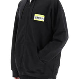 Vetements Hoodie Loose Zip Sweatshirt Coat Hoodie