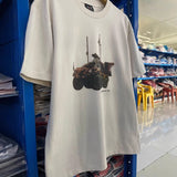 saint m t shirts s.m car & ice cream graphic crew neck short sleeve tee