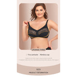 Full figure bra - wireless lace lightly lined
