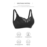 Full figure bra without wire lace