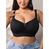 Full figure bra seamless push-up to prevent sagging
