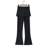 Women Pants Spring/Summer Stretch Flared Pants Trousers