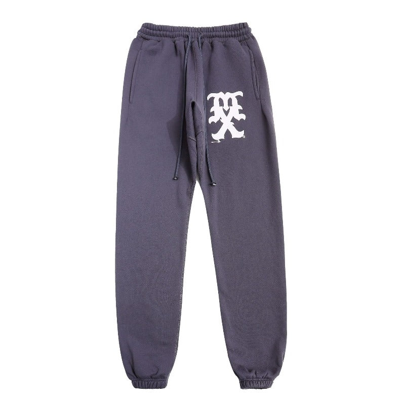 Saint m t pants s.m vintage american letter casual trousers