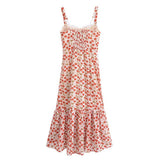 Women Dresses Summer Retro Sexy Lace Sling Dress (Xds0414)