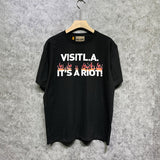 Gallery Dept T Shirt Retro Printed Loose Short-Sleeved Shirt