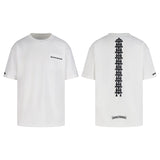 Ch hip-hop t shirts ch short-sleeved american back with a bunch of crosses short-sleeved loosecasualheavy weight short-sleeved high street easiest for match