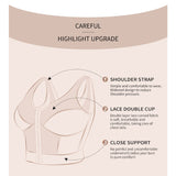 Full figure bra lace thin