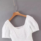 Women Dresses Summer Lace Dress Skirt (Xds0414)