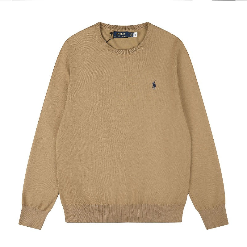 Rl small malaf casualpullovereasiest for match round neck knitting shirt couple sweatshirtsweater cardigantops
