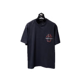 Ch hip-hop t shirts ch short-sleeved sword heavy industry handmade patch embroidery short-sleeved american high street casual versatile