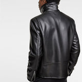 Men Motorcycle Jacket Faux Leather Motorcycle Jacket Coat 1966/400