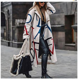 Women Trench Coat Autumn Long Sleeve Turn-down Collar Coat