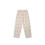 Ashley williams all-over deer print hooded sweatshirt zipper cardigan hot girl high waistoutwearsuit sweatpants