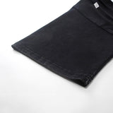 saint m t shirts s.m. washed & distressed solid color heavyweight short-sleeve tee with a small neckline