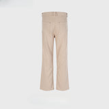 MIJKO Men Vintage Pants MIJKO Spliced trousers slightly wide foot button casual function