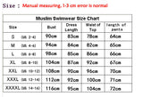 Muslim Bathing Suits Swimsuit Women Short Sleeve Stitching Swimsuit Beach Swimsuit Sun Protection Beachwear