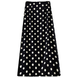 Women Skirt Autumn Sheath Polka Dot Skirt