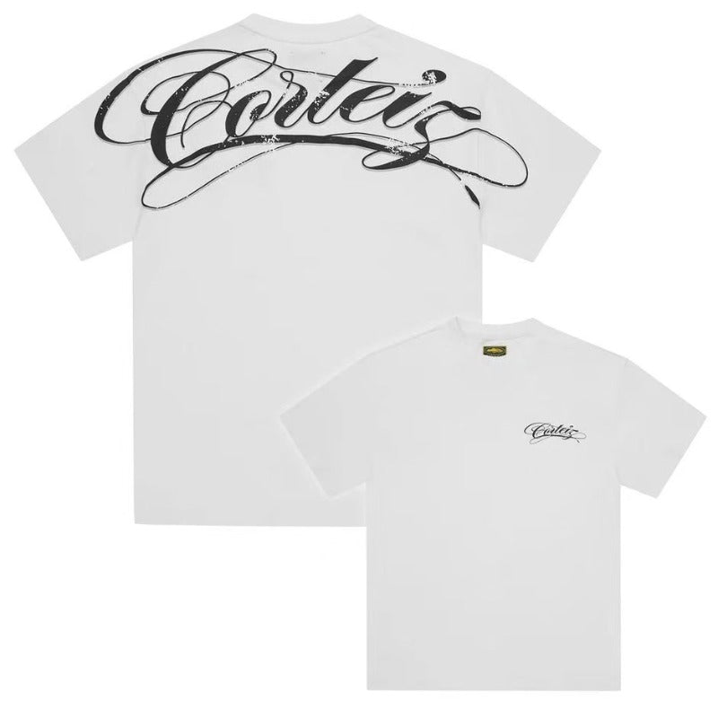 Hip-hop t-shirts: american spring/summer kanye high street style short sleeve letter print trendy loose casual t-shirt