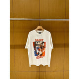 saint m t shirts s.m clown print crew neck pullover short sleeve top