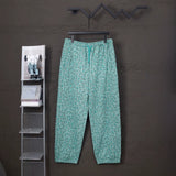 Ashley williams all-over bear print sweatpants - elastic waist, straight leg, women's american retro casual athletic pants