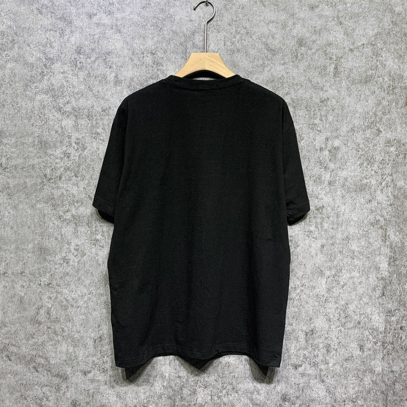Amiri t shirts hollywood rose printing short sleeve
