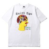 Hip-hop t-shirts: american high street style, fun brain print, relaxed fit short sleeve tee