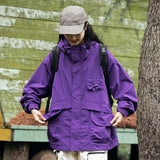 Unisex Jacket Autumn Windproof Hood Coat