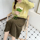 Women Knitted Pullover Autumn Tassel Sweater Coat