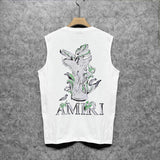 Amiri tank top angel printing