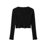 Women Sweater Knitwear Cardigan Women Spring Short Slim Fit Sweater
