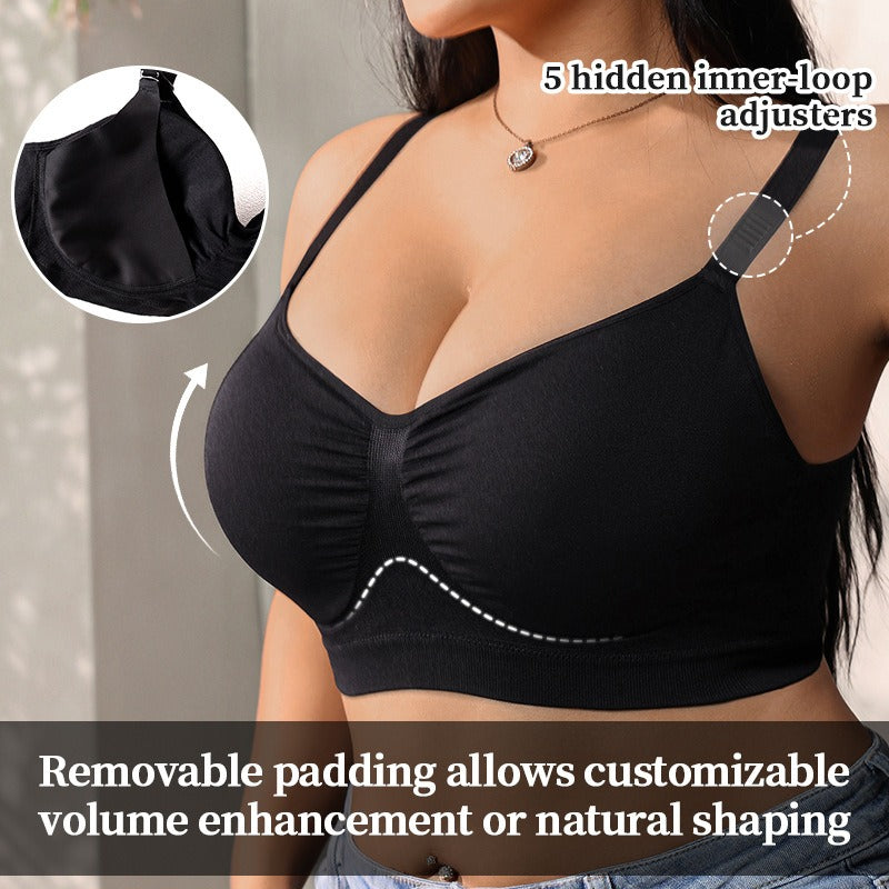 Full figure bra seamless push-up to prevent sagging