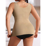 Shapewear tank top supports the chest tightens the abdomen