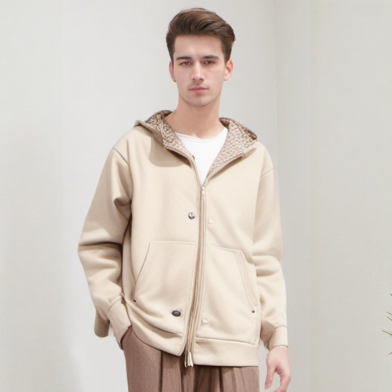 Mens Hoodie Cardigan Sweater Men's and Women's