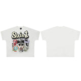 saint m t shirts s.m. professional character graphic crew neck pullover short sleeve top