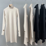 Women Dresses Sexy Turtleneck Hip Skirt Sexy