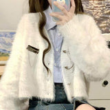 Women Knitwear Fall/Winter Loose Knitted Cardigan