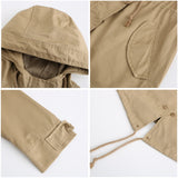 Women Trench Coat Anorak Women Spring and Autumn Coat Loose