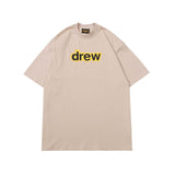 Drew house tshirt r collection d@ew rubberized letter crew neck short sleeve tee