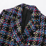 Women Suits Spring and Autumn Classic Style Texture Short Suit Coat