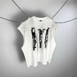 saint m t shirts s.m character print limited edition pullover casual tank top