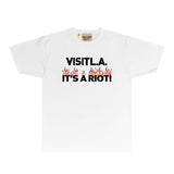 Gallery Dept T Shirt Retro Printed Loose Short-Sleeved Shirt