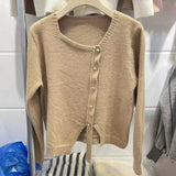 Women Knitwear Autumn and Winter Sweater Loose Knitted Cardigan